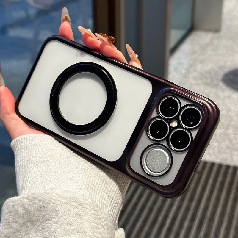 For Xiaomi Mi Poco F8 Ultra Case Magnetic Ring Holder Matte Transparent Electroplated Border Shell Shockproof Bumper Back Cover
For Xiaomi Mi Poco F8 Ultra Case Magnetic Ring Holder Matte Transparent Electroplated Border Shell Shockproof Bumper Back Cover