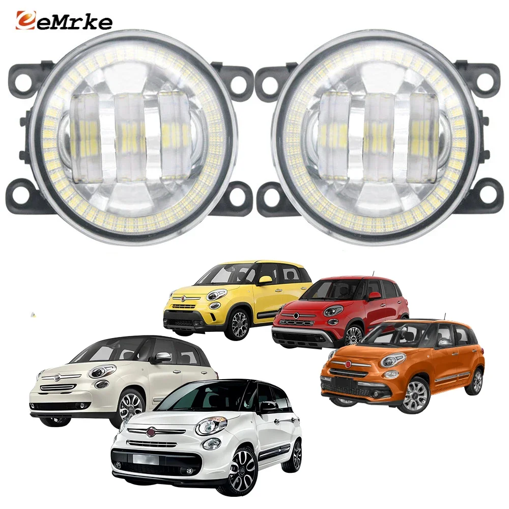 Upgrade LED Car Fog Lights Assembly for Fiat 500L, 500L Sport Cross 500X 2012-2020 Angel Eyes DRL Ring Daytime Running Lamp
Upgrade LED Car Fog Lights Assembly for Fiat 500L, 500L Sport Cross 500X 2012-2020 Angel Eyes DRL Ring Daytime Running Lamp