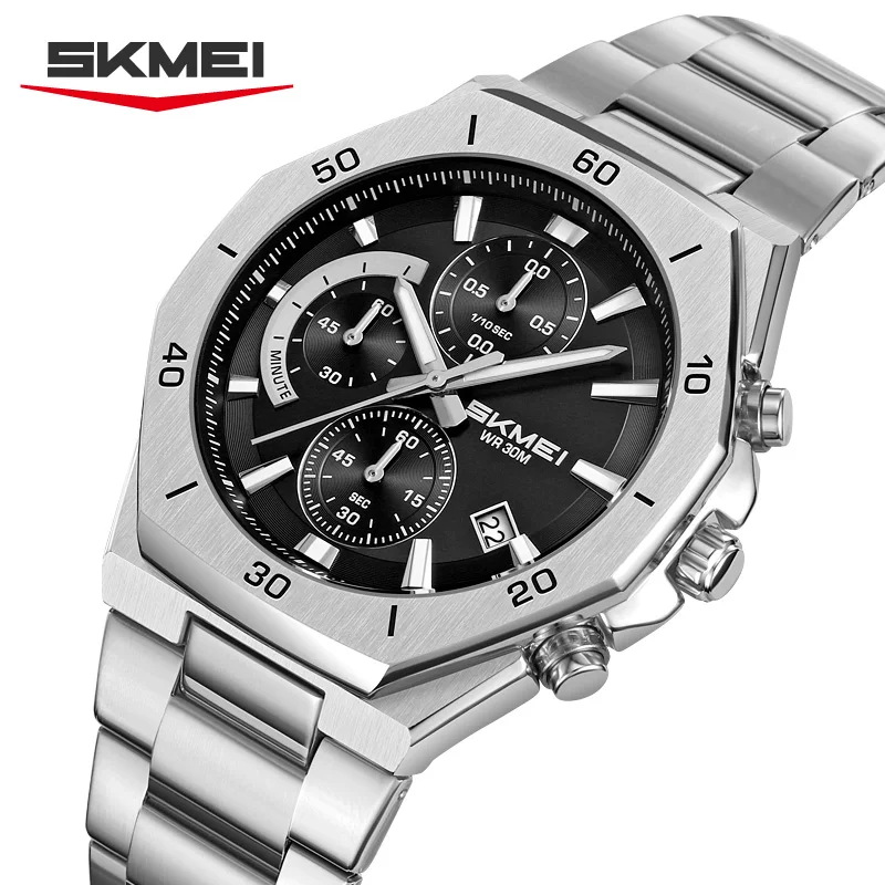 SKMEI 2452 Business Alloy Quartz Watches Casual Stainless Steel Strap Date Waterproof Wristwatch Clock relojes para caballeros
SKMEI 2452 Business Alloy Quartz Watches Casual Stainless Steel Strap Date Waterproof Wristwatch Clock relojes para caballeros