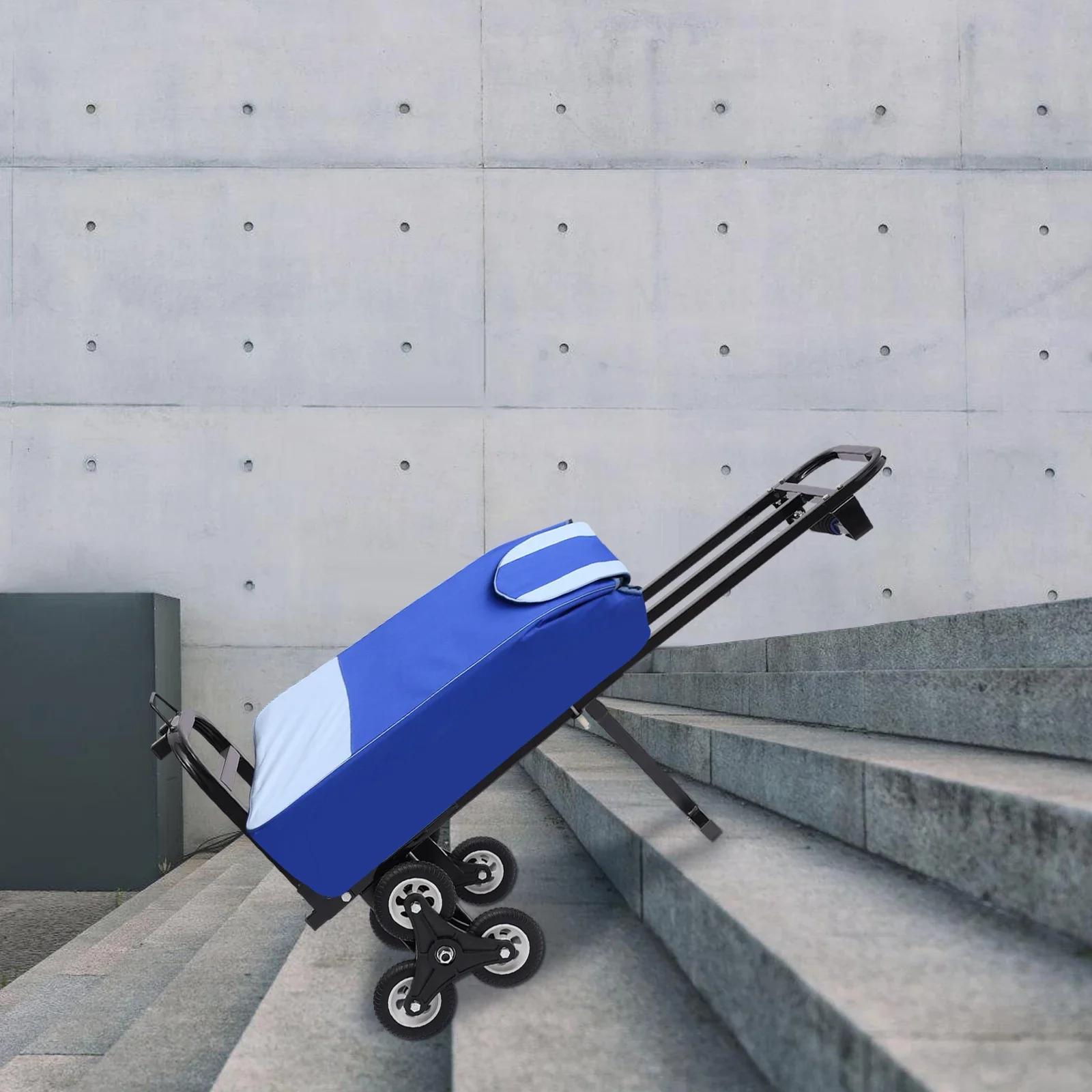 460lbs Capacity Portable Stair Climber Hand Truck Folding Trolley with 6 Wheels
460lbs Capacity Portable Stair Climber Hand Truck Folding Trolley with 6 Wheels