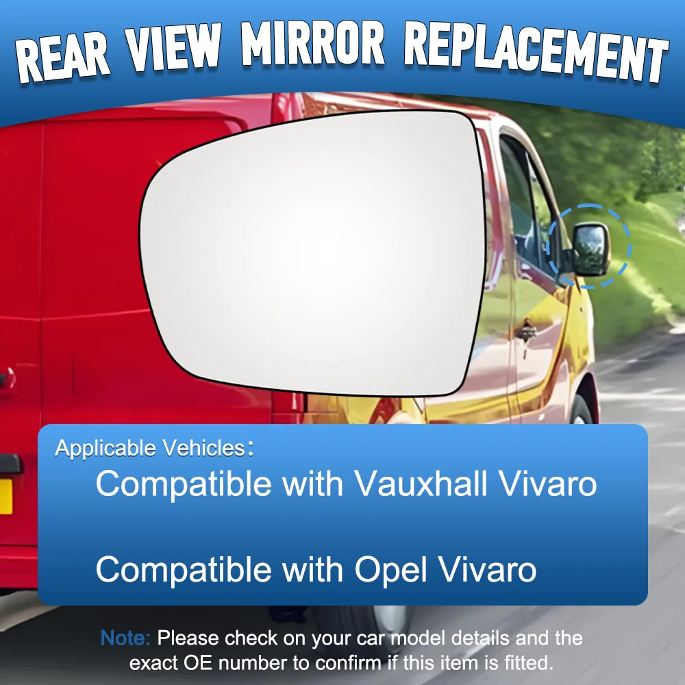 1 x зеркало заднего вида (левое или правое) для Vauxhall Opel Vivaro
1 x зеркало заднего вида (левое или правое) для Vauxhall Opel Vivaro