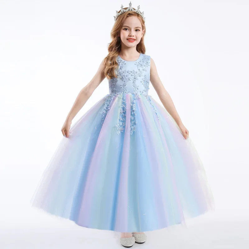 Luxury Tulle Children's Dress Long Sleeves Embroidery Princess Girls Birthday Party Wedding Baby Elegant Bow Sleeveless Dresses
Luxury Tulle Children's Dress Long Sleeves Embroidery Princess Girls Birthday Party Wedding Baby Elegant Bow Sleeveless Dresses