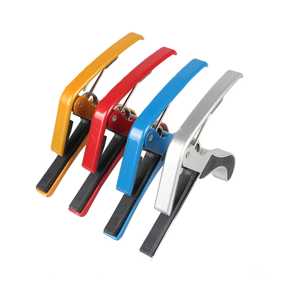 4Pcs Folk Guitar Capo Clip-on Quick Adjust Clamp Tuner for Acoustic Ukulele Banjo Mandolin Violin Protects Strings No Tuning
4Pcs Folk Guitar Capo Clip-on Quick Adjust Clamp Tuner for Acoustic Ukulele Banjo Mandolin Violin Protects Strings No Tuning