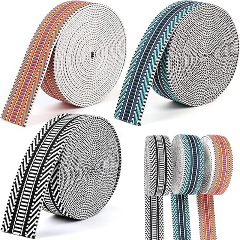 3/5M 38/50mm Jacquard Ribbon Polyester Webbing Tapes By Meters Clothes Decorative Ribbons for Sewing Bias Belt DIY Accessories
3/5M 38/50mm Jacquard Ribbon Polyester Webbing Tapes By Meters Clothes Decorative Ribbons for Sewing Bias Belt DIY Accessories