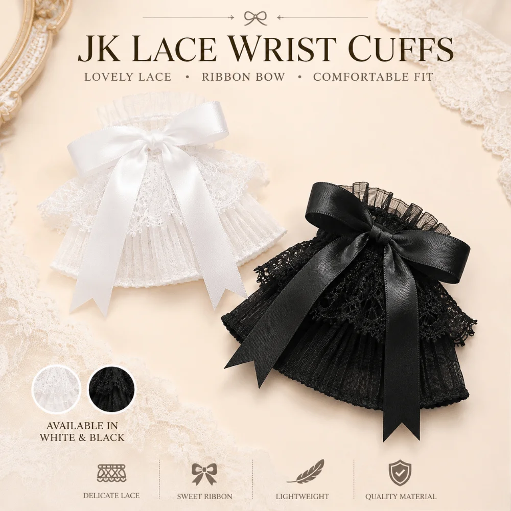 Vintage Pleated Ruched Detachable Cuffs Elastic Mesh Flower Bow Lace Wrist Cuffs Double Layer False Cuffs Wedding Decor
Vintage Pleated Ruched Detachable Cuffs Elastic Mesh Flower Bow Lace Wrist Cuffs Double Layer False Cuffs Wedding Decor