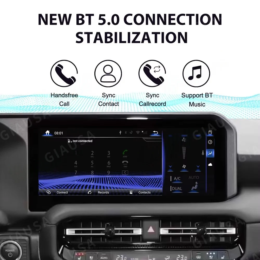 12.3Inches Qled For Toyota Prado Land Cruiser 250 Lc250 2023 2024 Android 14 Car Multimedia Video Player GPS Navigation CarPlay 
12.3Inches Qled For Toyota Prado Land Cruiser 250 Lc250 2023 2024 Android 14 Car Multimedia Video Player GPS Navigation CarPlay