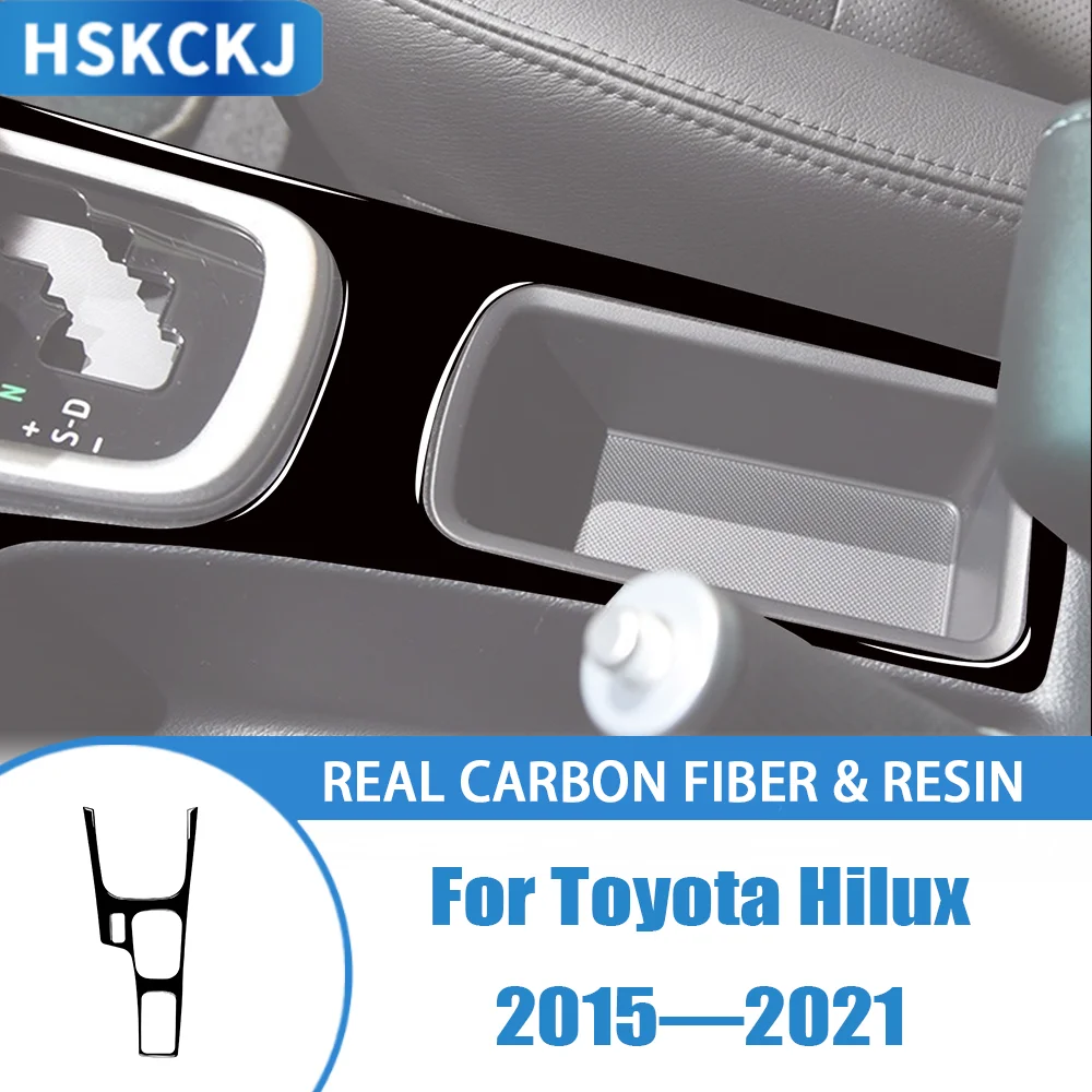 Консоль из настоящего углеродного волокна, панель переключения передач, аксессуары для салона автомобиля, наклейка, модификация для Toyota Hilux 2015-2021
Консоль из настоящего углеродного волокна, панель переключения передач, аксессуары для салона автомобиля, наклейка, модификация для Toyota Hilux 2015-2021
