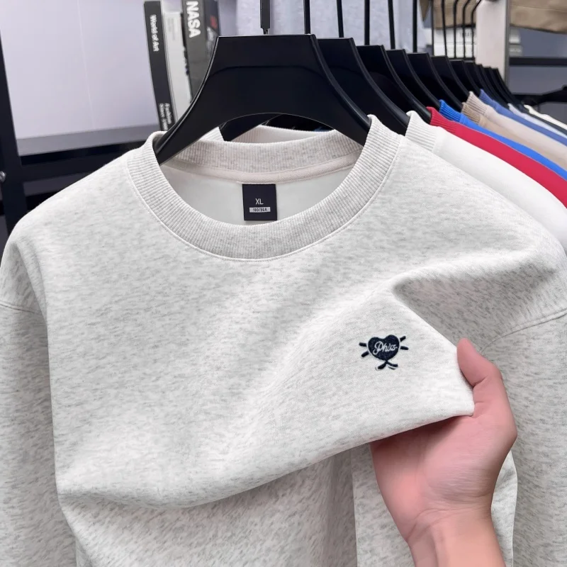 Мода роскошная в форме сердца вышитые мужчины свитер новая модель тенденция комфорт случайный высококлассный бренд круглый воротник осень зима пуловер
Мода роскошная в форме сердца вышитые мужчины свитер новая модель тенденция комфорт случайный высококлассный бренд круглый воротник осень зима пуловер