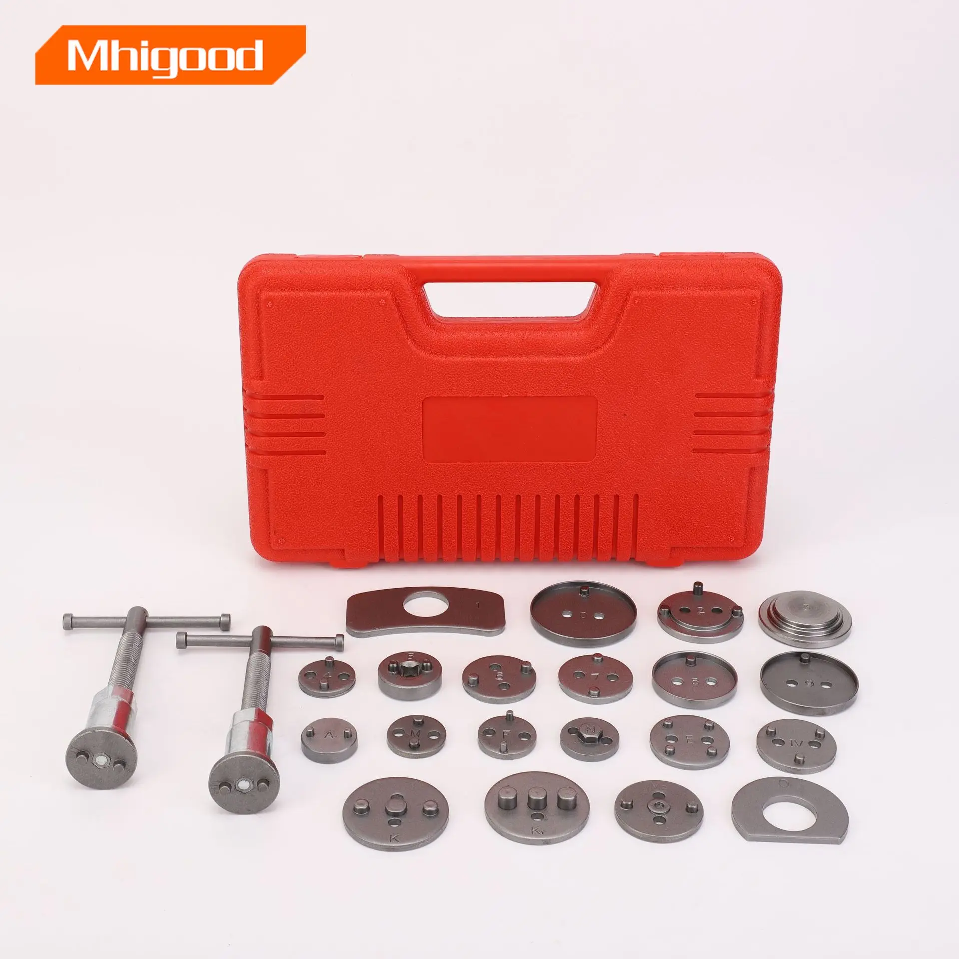 22pcs Heavy Duty Disc Brake Caliper Tool Set and Wind Back Kit 
22pcs Heavy Duty Disc Brake Caliper Tool Set and Wind Back Kit