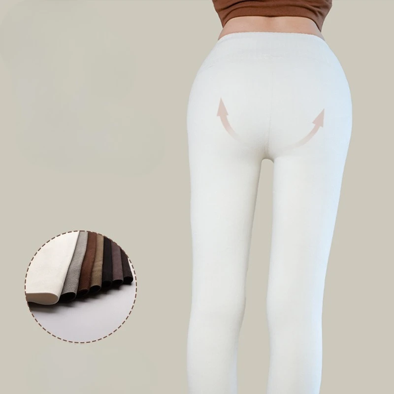 Women's Fleece Thickened Warm Nine-inch Pants Autumn/Winter New Style High-elastic Breathable Seamless Outerwear Shark Leggings
Women's Fleece Thickened Warm Nine-inch Pants Autumn/Winter New Style High-elastic Breathable Seamless Outerwear Shark Leggings