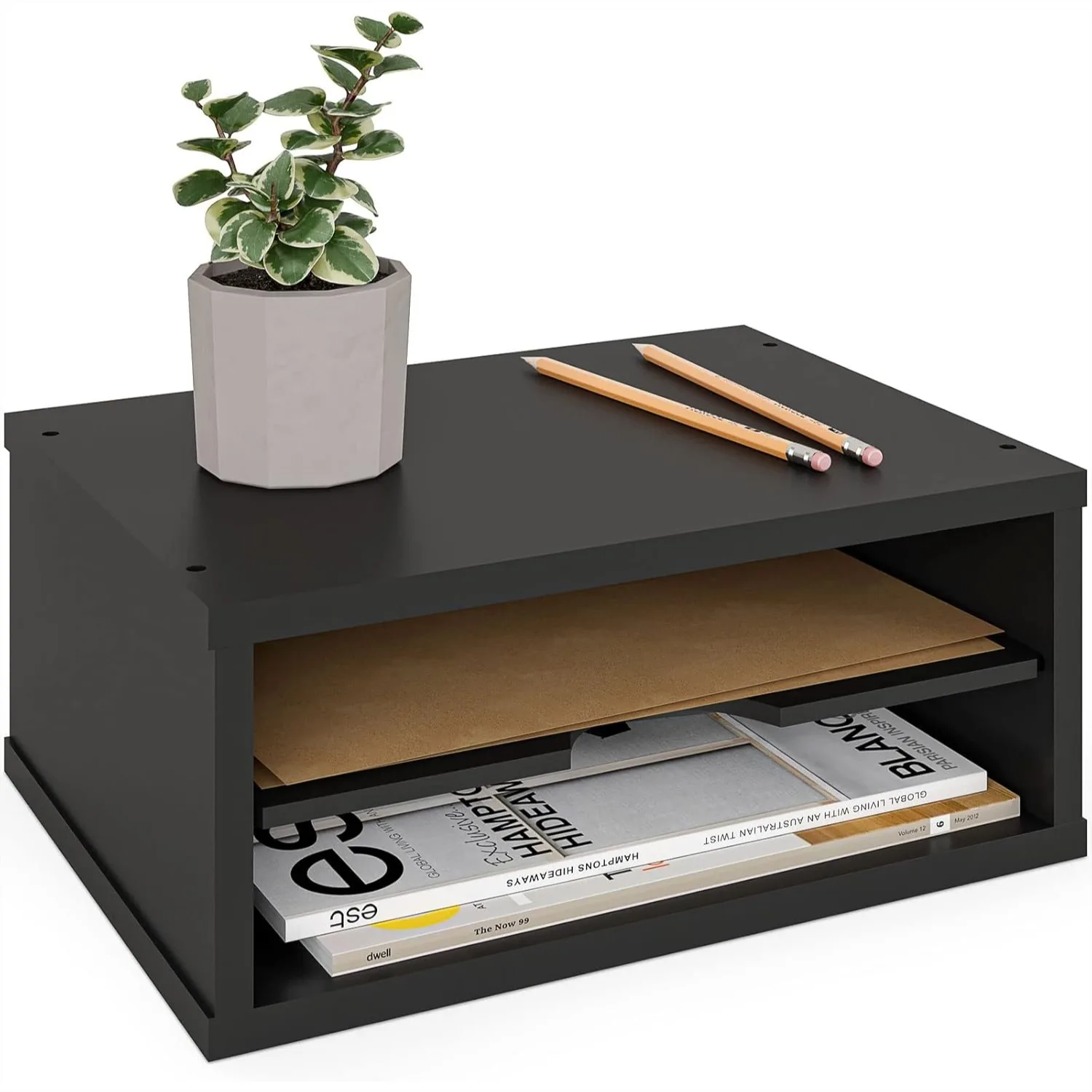 File Organizer, 2-Tier Document Paper Sorter, Stackable Wood Desk Organizer Mail Holder Monitor Stand
File Organizer, 2-Tier Document Paper Sorter, Stackable Wood Desk Organizer Mail Holder Monitor Stand