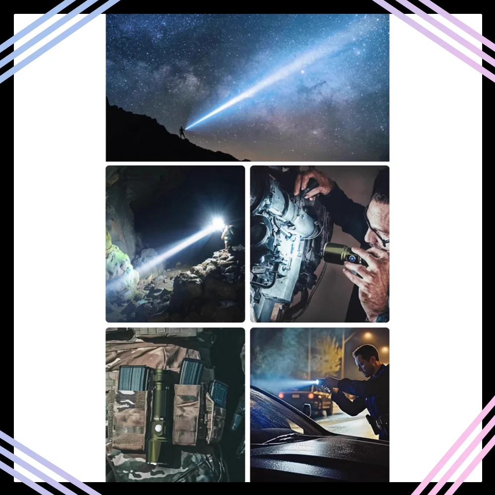 LEM M4 Pro уличный фонарик портативный сильный свет фонарик для кемпинга дальнего действия перезаряжаемый 1600LM 7 типов режимов освещения фонарик
LEM M4 Pro уличный фонарик портативный сильный свет фонарик для кемпинга дальнего действия перезаряжаемый 1600LM 7 типов режимов освещения фонарик