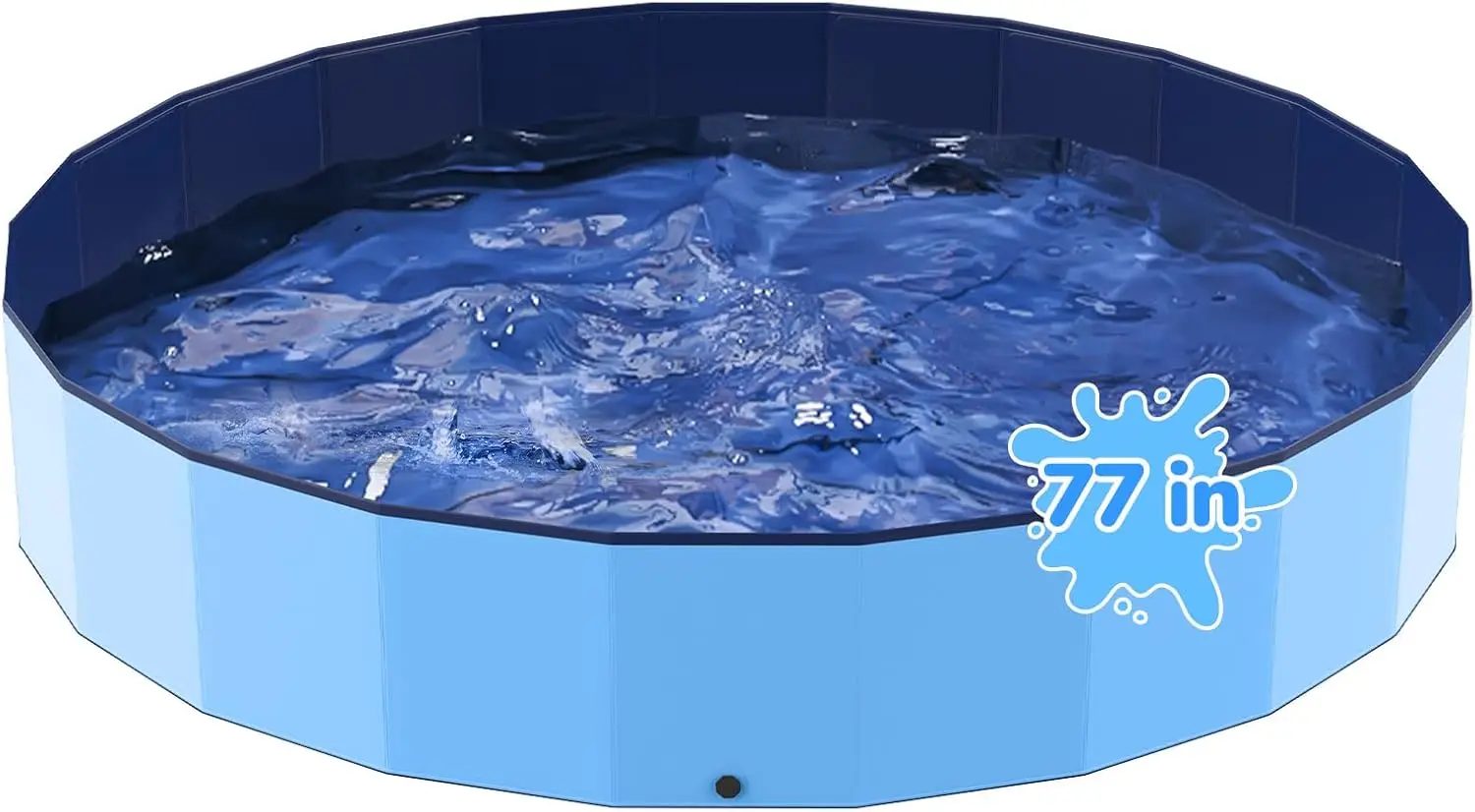 77'' Foldable Dog Bath Pool, Heavy Duty Non-Slip Pet Wading Pool for Small to Large Dogs, Indoor Outdoor Use
77'' Foldable Dog Bath Pool, Heavy Duty Non-Slip Pet Wading Pool for Small to Large Dogs, Indoor Outdoor Use