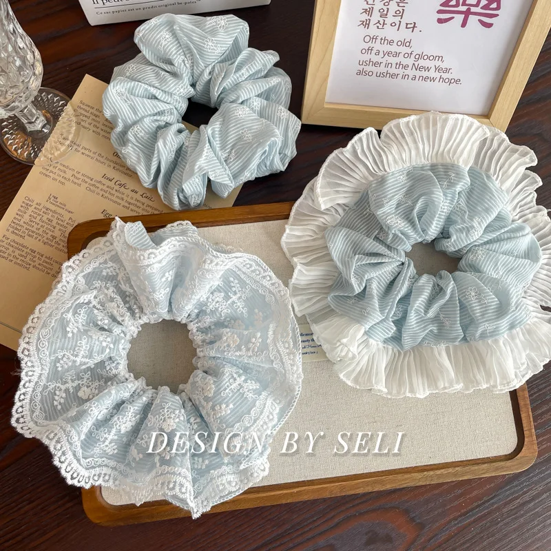 French Ballet Style Hair Band Lace, Blue Solid Color Floral Hair Band, Gifts For Girls, Wives And Girlfriends
French Ballet Style Hair Band Lace, Blue Solid Color Floral Hair Band, Gifts For Girls, Wives And Girlfriends