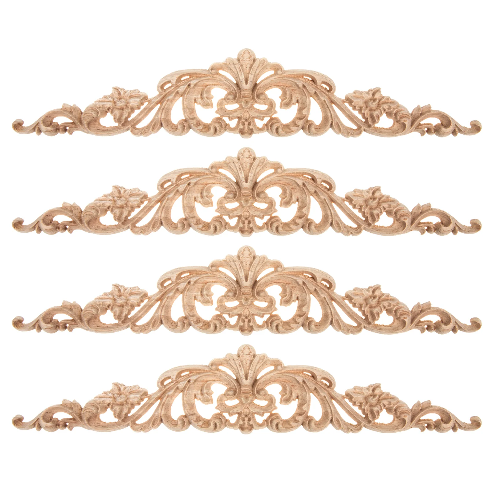4pcs Furniture Decoration Accessories Wood Carved Appliques Onlays Ornament Door Embellishments Frame for Decor Wooden
4pcs Furniture Decoration Accessories Wood Carved Appliques Onlays Ornament Door Embellishments Frame for Decor Wooden