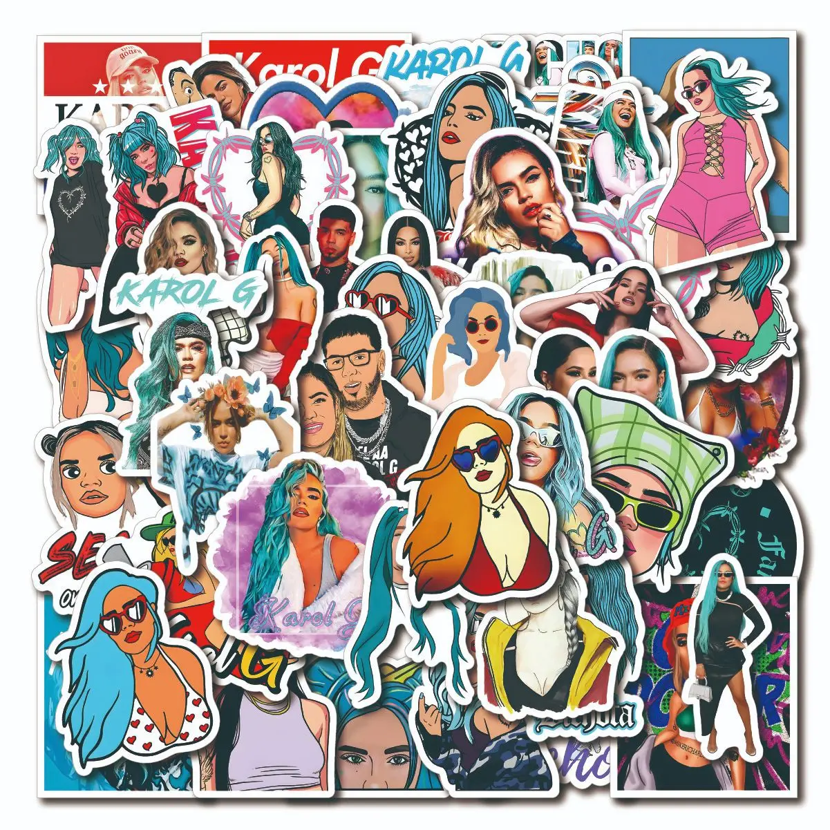 10/30/50pcs Pop Singer Carol G Graffiti Stickers Sexy Scrapbook Laptop Kids Toys Diy Skateboard Phone Decal Decor Pvc Stickers
10/30/50pcs Pop Singer Carol G Graffiti Stickers Sexy Scrapbook Laptop Kids Toys Diy Skateboard Phone Decal Decor Pvc Stickers