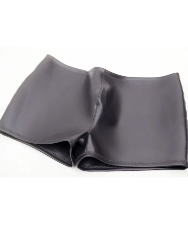 S-3XL Double Sided PU Leather Shorts Wet Look PVC Convex Pouch Boxers Reversible Waterproof Swimming Trunks Boxershrots Bokserki
S-3XL Double Sided PU Leather Shorts Wet Look PVC Convex Pouch Boxers Reversible Waterproof Swimming Trunks Boxershrots Bokserki