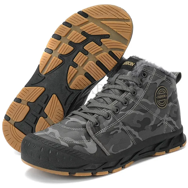 New Men Waterproof Ankle Boots Winter Warm Plush Snow Men BootsOutdoor Sneakers Work Boots Male Rubber Winter Boots Big Size
New Men Waterproof Ankle Boots Winter Warm Plush Snow Men BootsOutdoor Sneakers Work Boots Male Rubber Winter Boots Big Size