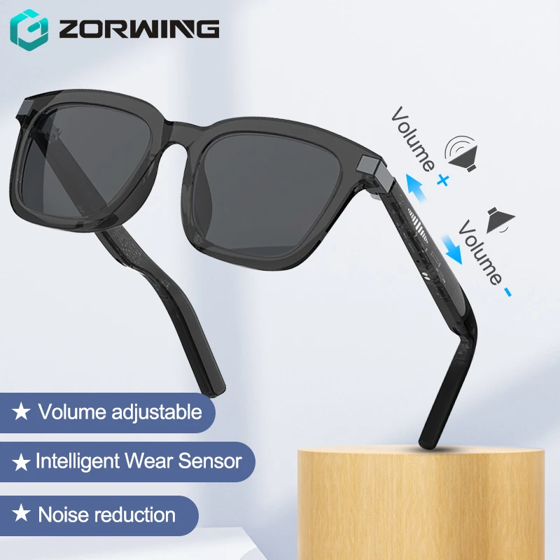G06-L AI Smart Glasses Intelligent Wear Sensor Bluetooth Wireless Headphone Adjustable Volume Anti-blue Light Smart Sunglasses
G06-L AI Smart Glasses Intelligent Wear Sensor Bluetooth Wireless Headphone Adjustable Volume Anti-blue Light Smart Sunglasses