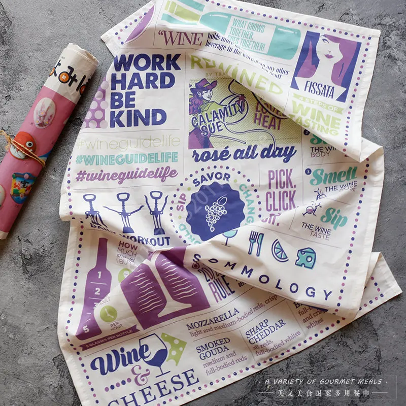 Fresh Hanging Cloth Ultra-high Density Cotton Napkin Letter Gourmet Photo with Tablecloth Delicate Texture Cloth Hanging Towel
Fresh Hanging Cloth Ultra-high Density Cotton Napkin Letter Gourmet Photo with Tablecloth Delicate Texture Cloth Hanging Towel