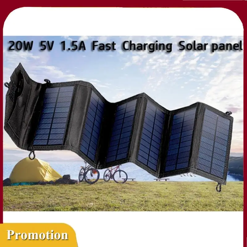 20W Portable Polysilicon Solar Panel Charger USB 5V DC Foldable Solar Panel For Phone Charge Power Bank For Hiking
20W Portable Polysilicon Solar Panel Charger USB 5V DC Foldable Solar Panel For Phone Charge Power Bank For Hiking