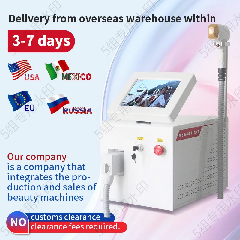 808nm Diode Máquina de Depilación láser Ice Platinum Permanent Painless Epilator Machine 3 Wavelength Hair Removal Machine
808nm Diode Máquina de Depilación láser Ice Platinum Permanent Painless Epilator Machine 3 Wavelength Hair Removal Machine