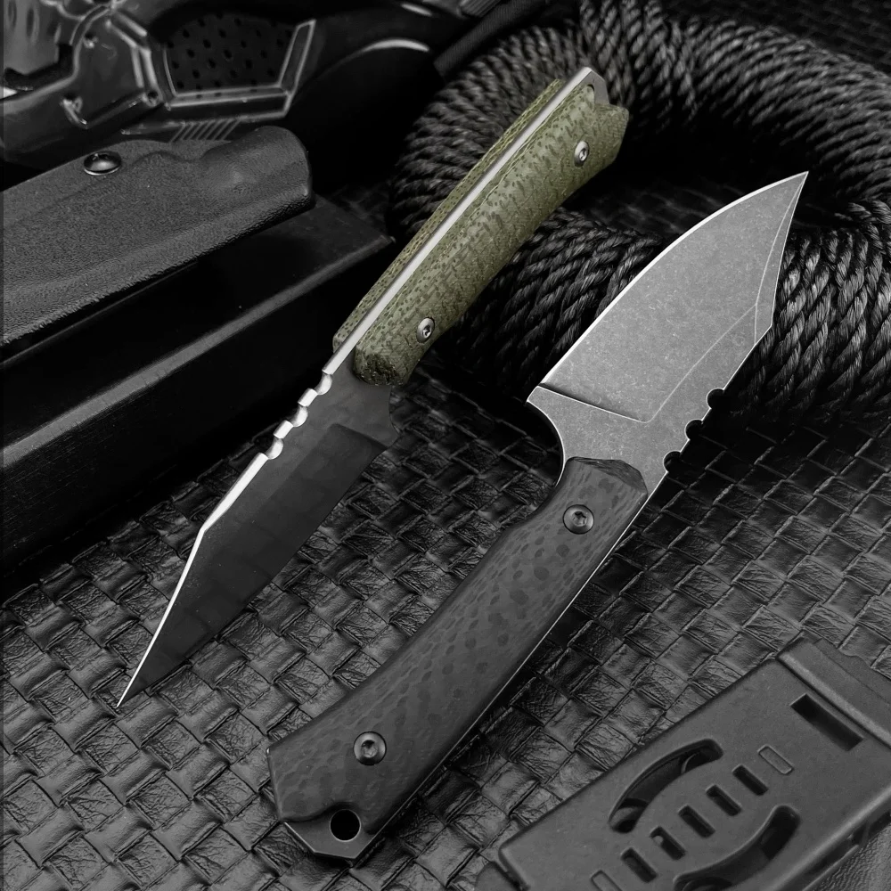 Открытый джунгли, тактический нож для выживания, фиксированный нож, инструмент для выживания, кемпинга, охоты, инструмент для повседневного ношения, 8Cr13MoV, лезвие G10, ручка
Открытый джунгли, тактический нож для выживания, фиксированный нож, инструмент для выживания, кемпинга, охоты, инструмент для повседневного ношения, 8Cr13MoV, лезвие G10, ручка