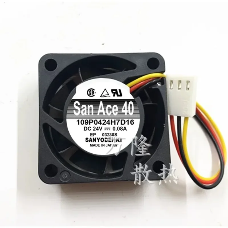 Новый вентилятор охлаждения процессора для SANYO 109P0424H7D16 DC24V 0.08A бесшумный охлаждающий вентилятор 4015 40 × 40 × 15 мм
Новый вентилятор охлаждения процессора для SANYO 109P0424H7D16 DC24V 0.08A бесшумный охлаждающий вентилятор 4015 40 × 40 × 15 мм