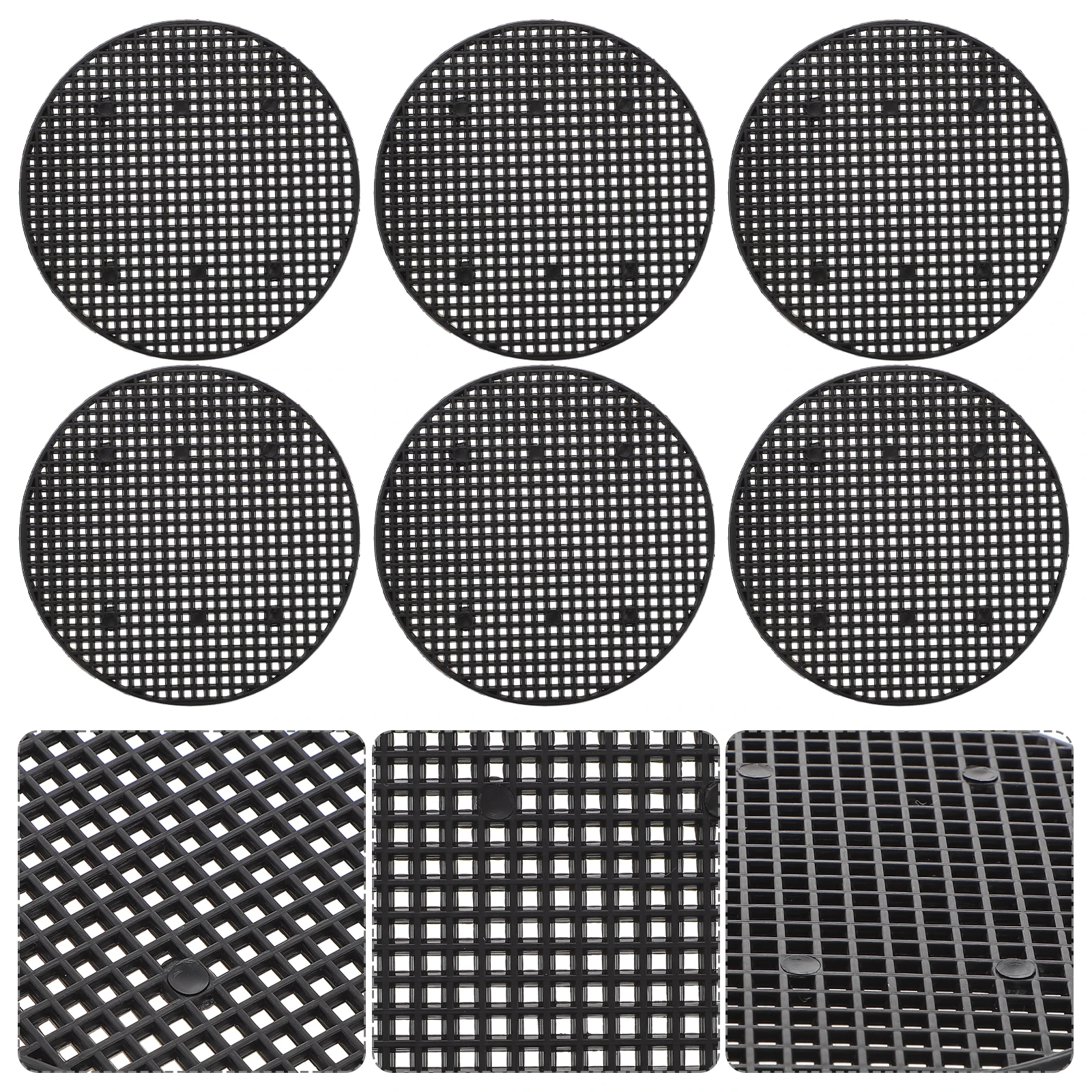 10pcs Flower Pot Bottom Mesh Round Planter Hole Pad 12cm Drainage Bonsai NonDeformable PE Sturdy Reusable Garden
10pcs Flower Pot Bottom Mesh Round Planter Hole Pad 12cm Drainage Bonsai NonDeformable PE Sturdy Reusable Garden