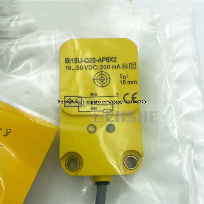 3PCS New Proximity Switch BI15U-Q20-AP6X2 BI15U-Q20-AN6X2 flat square DC three-wire PNP normally open electrical sensor
3PCS New Proximity Switch BI15U-Q20-AP6X2 BI15U-Q20-AN6X2 flat square DC three-wire PNP normally open electrical sensor