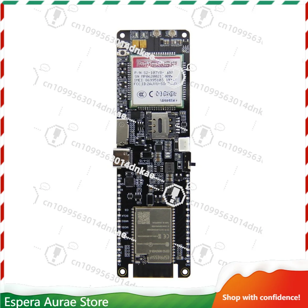 T-SIM7000G ESP32 Wireless Communication Module LTE NB-IoT GPS Development Board
T-SIM7000G ESP32 Wireless Communication Module LTE NB-IoT GPS Development Board