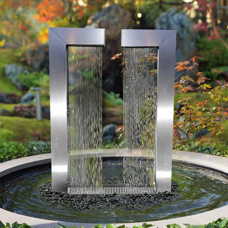 Outdoor Garden Decoration Simple Metal Corten Stainless Steel Water Fountain Sculpture Statue Pool Fountain Waterfall
Outdoor Garden Decoration Simple Metal Corten Stainless Steel Water Fountain Sculpture Statue Pool Fountain Waterfall