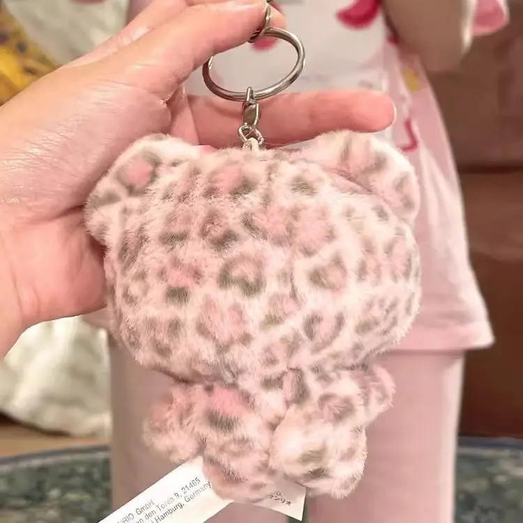 Pendant Leopard Print Sanrio Cute Plush Doll Doll Keychain Hanging Decorations Leopard Print Kitty Pendant Best Friend's Style 
Pendant Leopard Print Sanrio Cute Plush Doll Doll Keychain Hanging Decorations Leopard Print Kitty Pendant Best Friend's Style