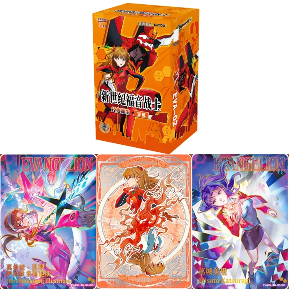 KAYOU Genuine EVA Card Neon Genesis Evangelion Breakthrough Newborn Rare SE Cards Anime Collection Card Toys Gifts
KAYOU Genuine EVA Card Neon Genesis Evangelion Breakthrough Newborn Rare SE Cards Anime Collection Card Toys Gifts