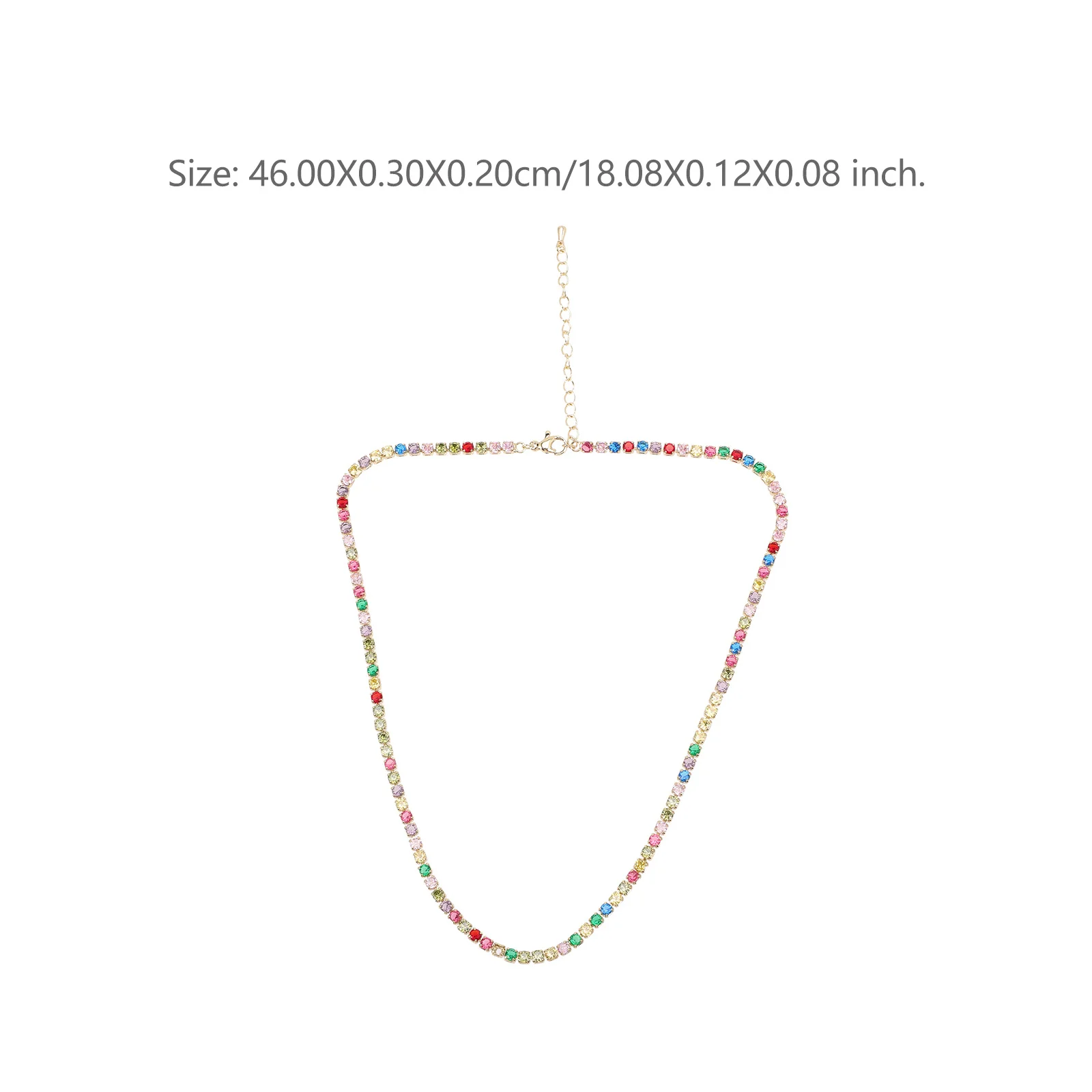 Zircon Stones Tennis Necklace Hip Hop Style Lightweight Elegant Crystal Necklace for Women Party Jewelry Diamond Chain
Zircon Stones Tennis Necklace Hip Hop Style Lightweight Elegant Crystal Necklace for Women Party Jewelry Diamond Chain