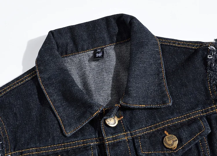 2025 Men's Fashion Jeans Sleeveless Jacket Vest Male Black Blue Denim Jeans Vest Man Cowboy Outdoors Waistcoat Mens Jacket Vest 59 S44c5d8c172de424e89a3e28b859d780c0