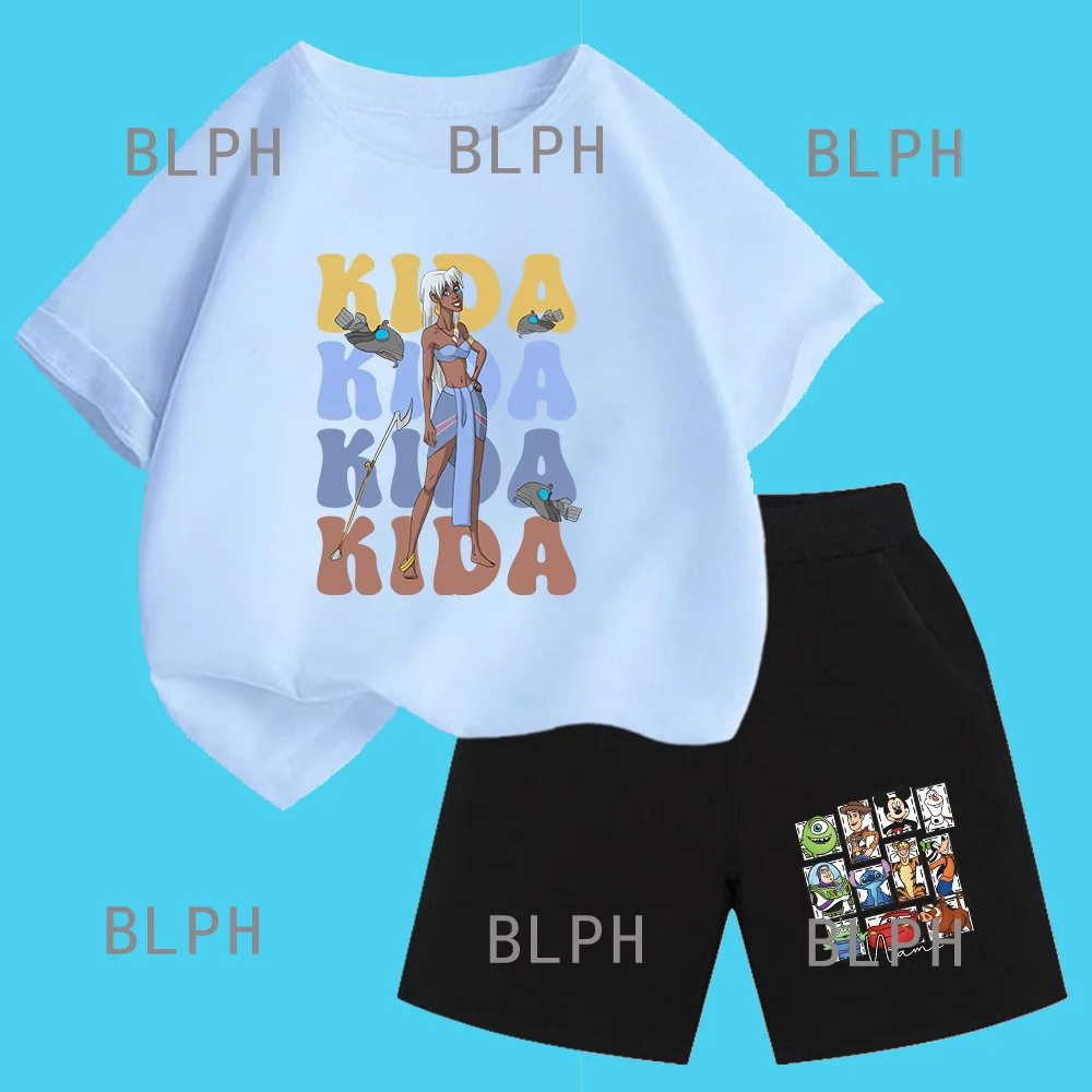Disney Girls Summer Suit 2025 New Short-sleeved T-shirt Sports Two-piece Set Of Foreign Style Thin Children's Summer Dress
Disney Girls Summer Suit 2025 New Short-sleeved T-shirt Sports Two-piece Set Of Foreign Style Thin Children's Summer Dress