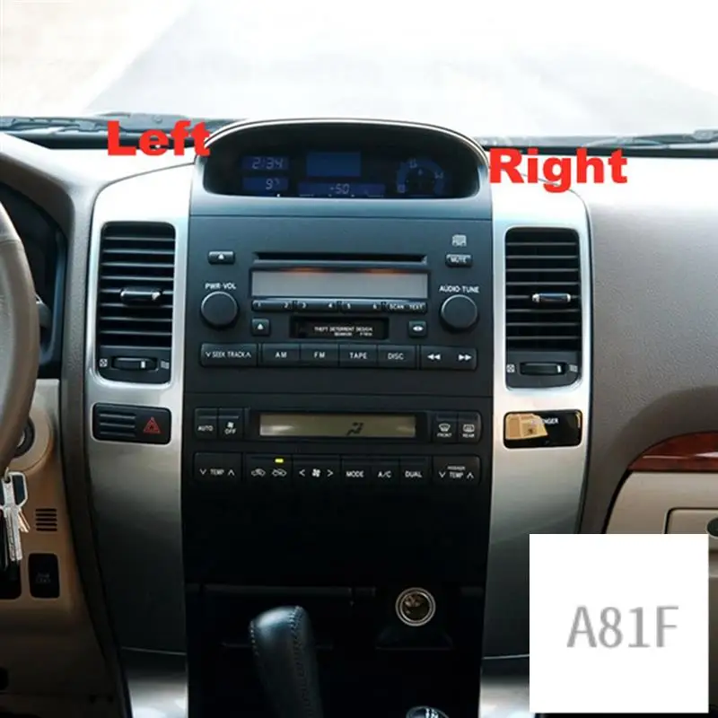 Car Dash Air Conditioning Outlet Grille Trim Panel For Toyota Land Cruiser Prado LC120 Lexus GX470 03-09 Air Vent Frame
Car Dash Air Conditioning Outlet Grille Trim Panel For Toyota Land Cruiser Prado LC120 Lexus GX470 03-09 Air Vent Frame