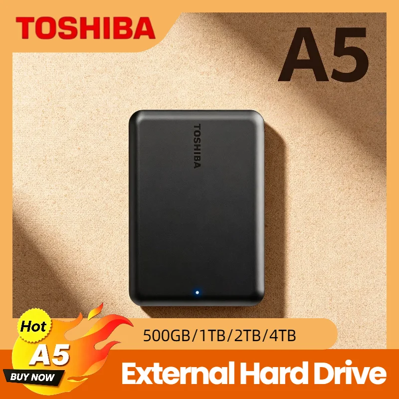 Toshiba HDTB5 Series Canvio Basics A5 4TB 2TB 1TB 500GB USB 3.2 Gen1 Portable External HDD 3 Year Warranty for Mac
Toshiba HDTB5 Series Canvio Basics A5 4TB 2TB 1TB 500GB USB 3.2 Gen1 Portable External HDD 3 Year Warranty for Mac