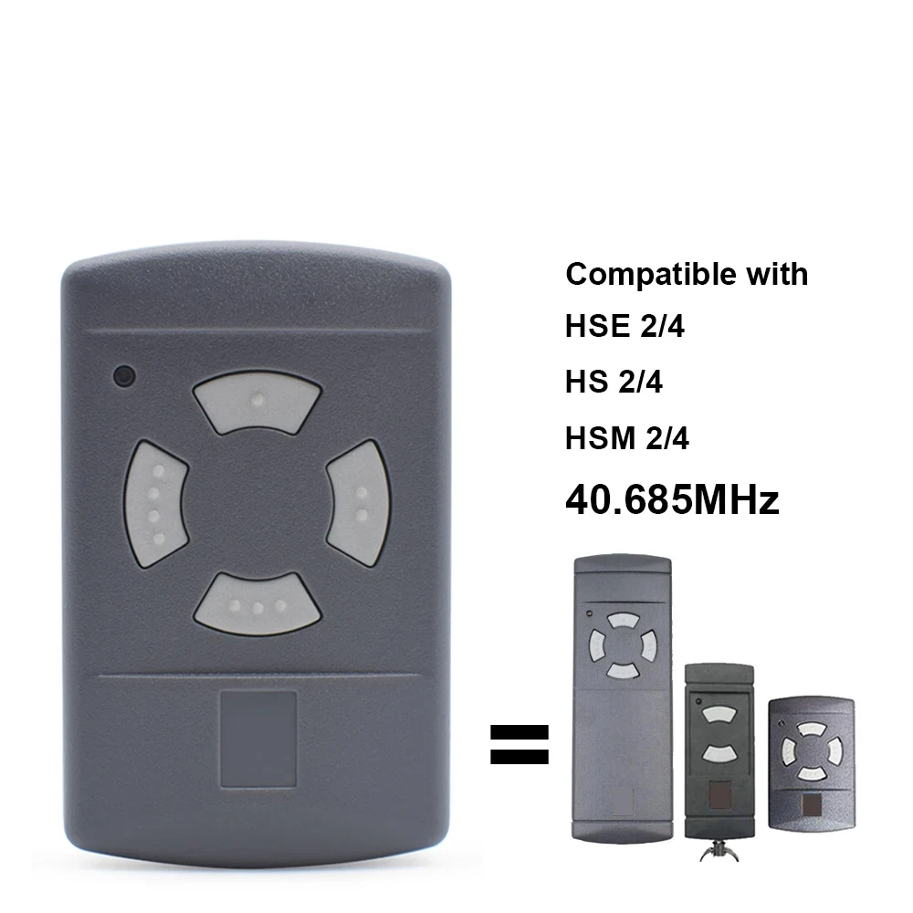 For 40mhz HSE2 HSE4 HSM2 HSM4 HS2 HS4 40.685 Mhz Garage Door Gate Remote Control Hand Transmitter Duplicator
For 40mhz HSE2 HSE4 HSM2 HSM4 HS2 HS4 40.685 Mhz Garage Door Gate Remote Control Hand Transmitter Duplicator
