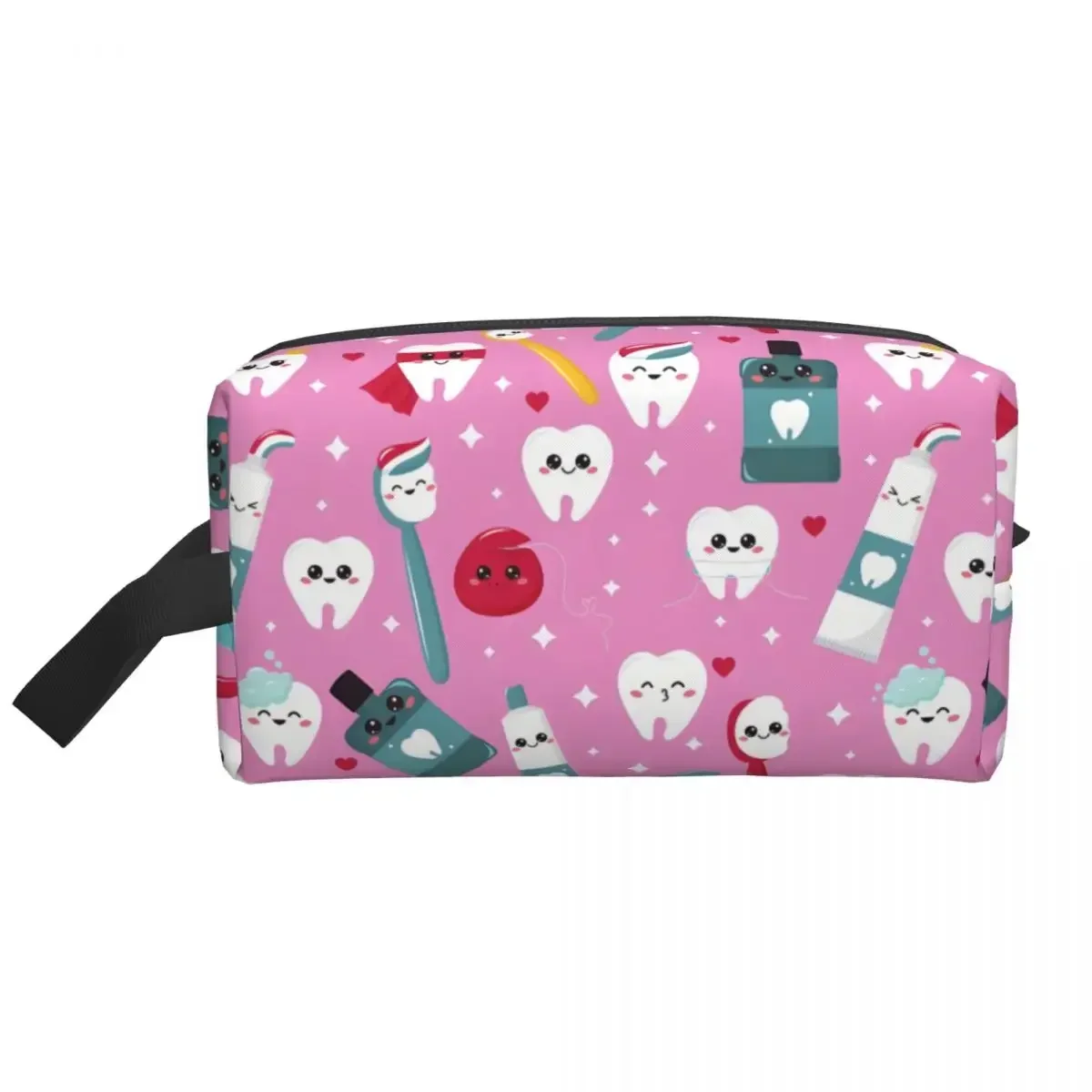 Custom Travel Healthy Teeth Tooth Toiletry Bag Care Dental Health Cosmetic Makeup Organizer Women Beauty Storage Dopp Kit Case
Custom Travel Healthy Teeth Tooth Toiletry Bag Care Dental Health Cosmetic Makeup Organizer Women Beauty Storage Dopp Kit Case