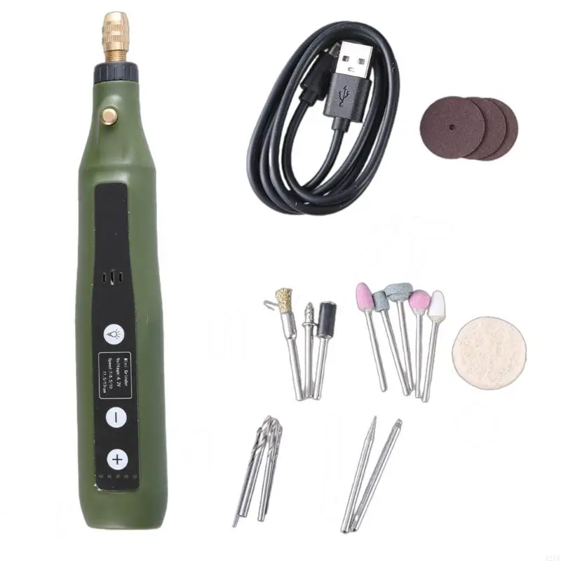 USB Cordless Rotary Tool 5 Speed Drill Engraving Pen Electric USB Wireless Drill Accessories Set for Home Repair Crafts
USB Cordless Rotary Tool 5 Speed Drill Engraving Pen Electric USB Wireless Drill Accessories Set for Home Repair Crafts
