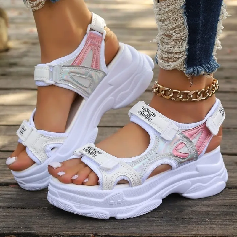 New Summer Fashion Comfortable Wear-resistant Thick-soled Height-enhancing Sandals Non-slip Beach Casual Sports Shoes for Women
New Summer Fashion Comfortable Wear-resistant Thick-soled Height-enhancing Sandals Non-slip Beach Casual Sports Shoes for Women