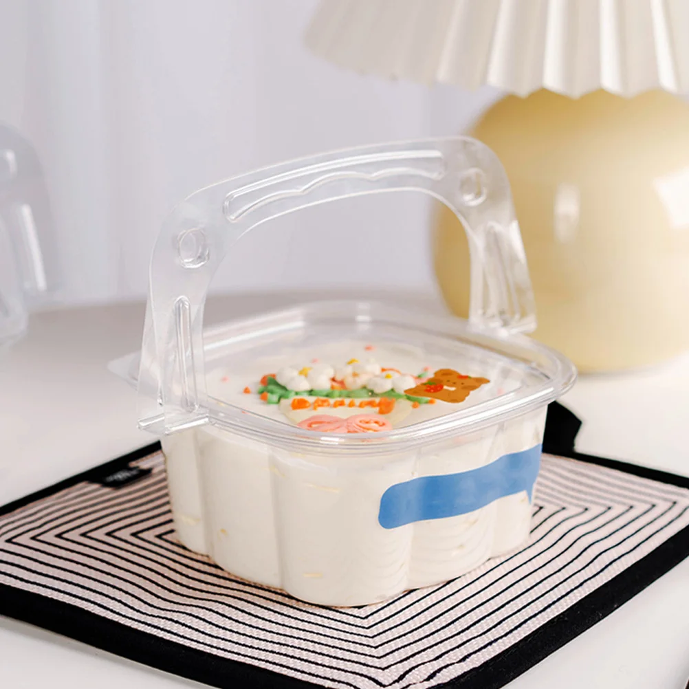 10 Pcs Flower Basket Cake Box Storage Transparent Bakery Boxes Container Handheld Plastic Mousse Portable Containers
10 Pcs Flower Basket Cake Box Storage Transparent Bakery Boxes Container Handheld Plastic Mousse Portable Containers