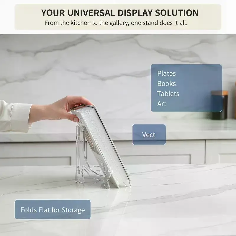 Portable Transparent Acrylic Dish Display Stand Foldable Photo Frame Stand Plate Saucer Pottery Display Home Storage Rack
Portable Transparent Acrylic Dish Display Stand Foldable Photo Frame Stand Plate Saucer Pottery Display Home Storage Rack