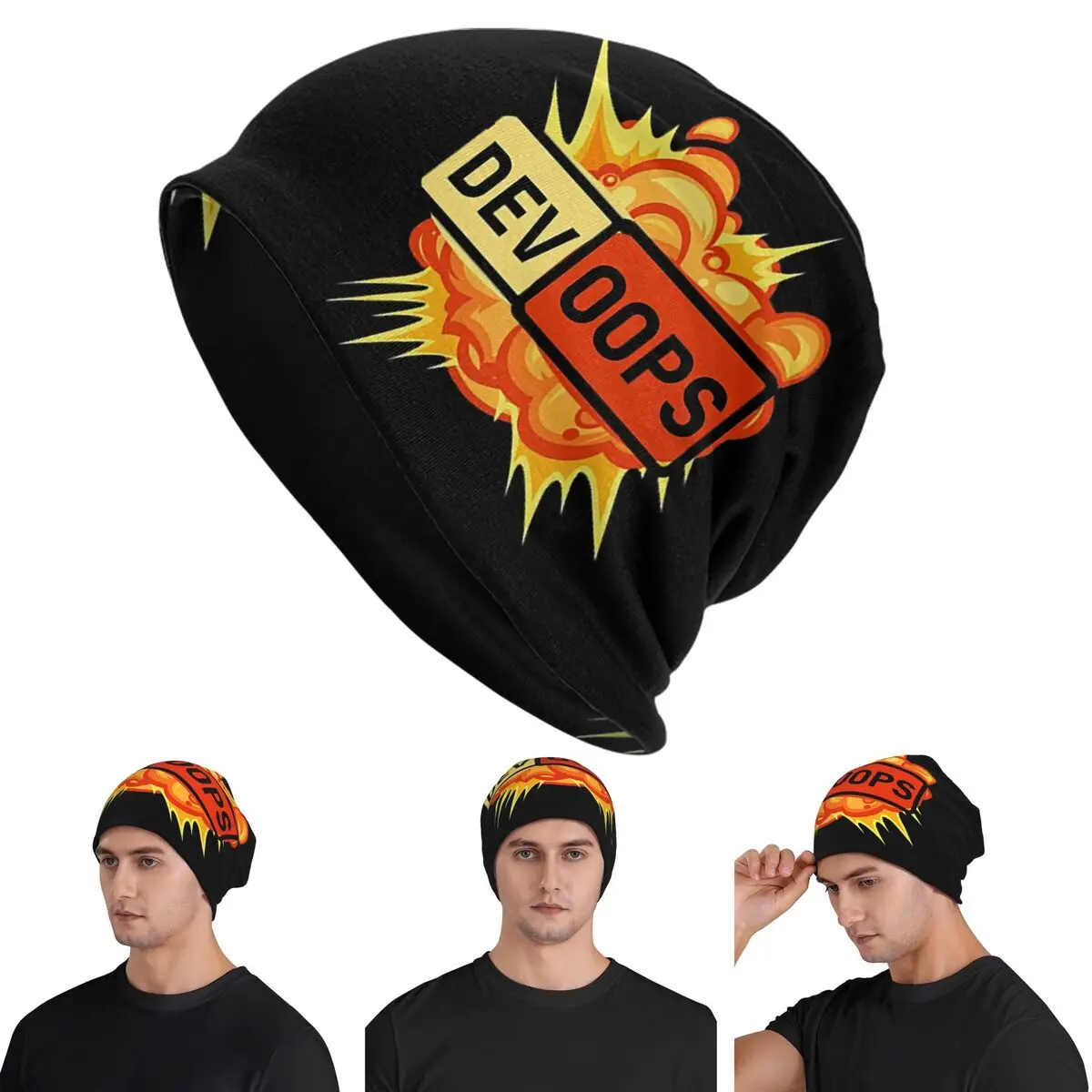DevOops DevOps Sticker Skullies Beanies Hats Warm Autumn Winter Outdoor Cap Knitted Bonnet Caps for Men Women Adult
DevOops DevOps Sticker Skullies Beanies Hats Warm Autumn Winter Outdoor Cap Knitted Bonnet Caps for Men Women Adult