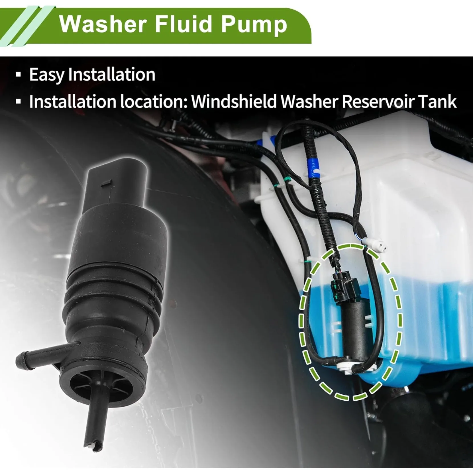 67127298309 Windshield Washer Pump for BMW 228i 228i xDrive 230i 230i xDrive 330e 330e xDrive 330i 330i xDrive 2021-2024
67127298309 Windshield Washer Pump for BMW 228i 228i xDrive 230i 230i xDrive 330e 330e xDrive 330i 330i xDrive 2021-2024