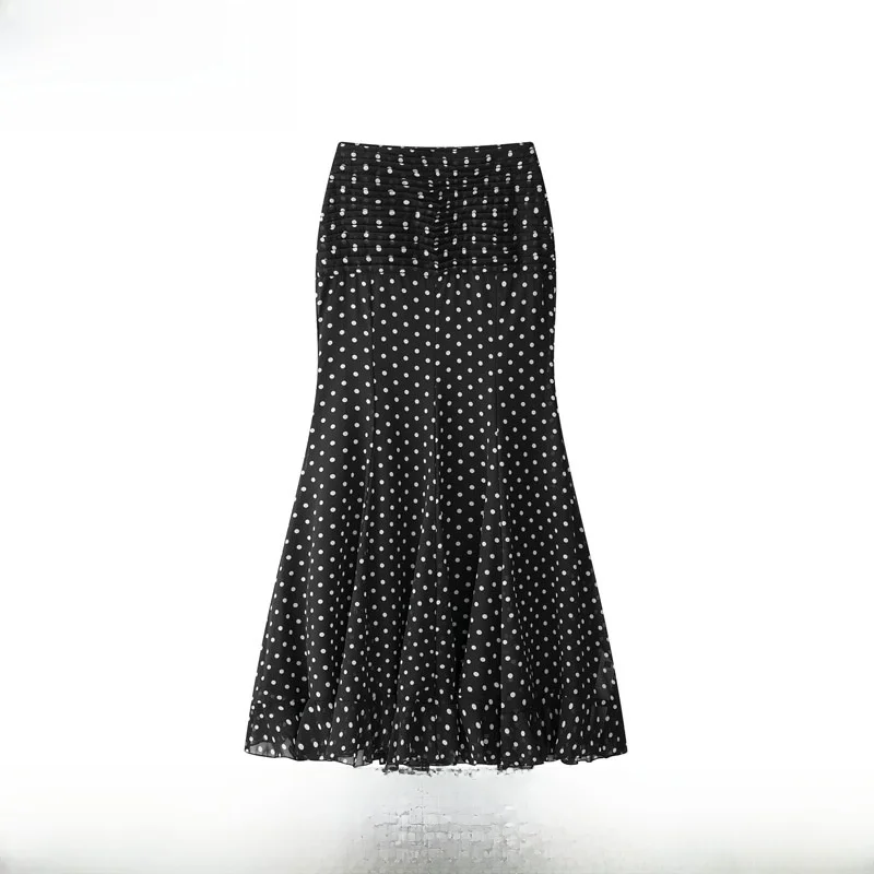 Spring Summer New Women's Fashion High Waist Fish Tail Half Skirt Polka Dot All Matched Bodycon Skirt Polyester Fiber
Spring Summer New Women's Fashion High Waist Fish Tail Half Skirt Polka Dot All Matched Bodycon Skirt Polyester Fiber