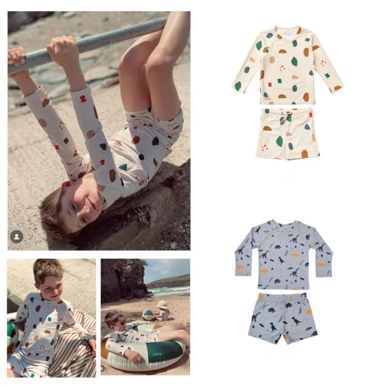 Kids Long Sleeve Swimwear Sunscreen Swimsuit Boys Split Swimwears Boy Beach Shorts Baby Swimwear Swimming
Kids Long Sleeve Swimwear Sunscreen Swimsuit Boys Split Swimwears Boy Beach Shorts Baby Swimwear Swimming