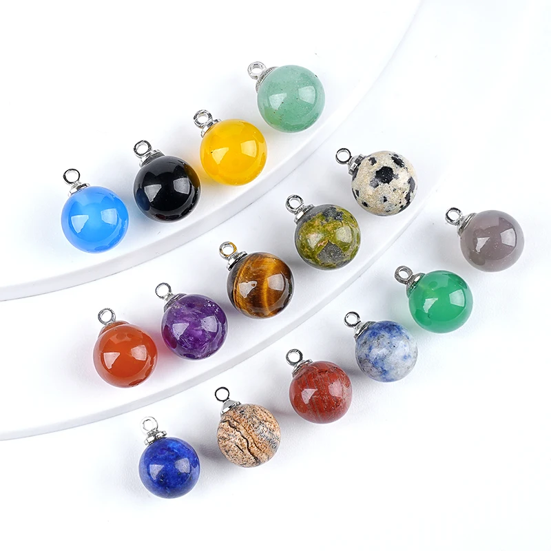 5pcs 14x10mm Small Natural Semi-Precious Stone Bead Spherical Pendant for Jewelry Make DIY Necklace Bracelet Earrings Accessory
5pcs 14x10mm Small Natural Semi-Precious Stone Bead Spherical Pendant for Jewelry Make DIY Necklace Bracelet Earrings Accessory